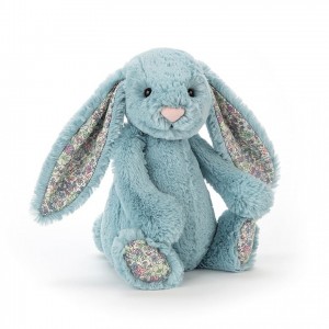 MEDIUM Jellycat Blossom Aqua Bunny 31 CM X 12 CM | 918253PGO