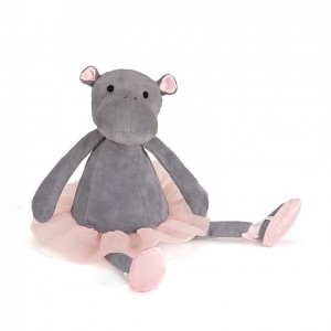 MEDIUM Jellycat Dancing Darcey Hippo 33 CM X 10 CM | 074962BGN