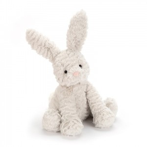 MEDIUM Jellycat Fuddlewuddle Grey Bunny 23 CM X 20 CM | 820714HOA