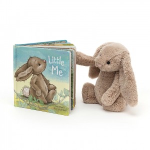 MEDIUM Jellycat Little Me Book and Bashful Beige Bunny | 130985YZM