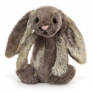 MEDIUM Jellycat Personalised Bashful Cottontail Bunny 31 CM X 12 CM | 098341KHF