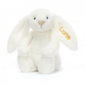 MEDIUM Jellycat Personalised Bashful Luxe Bunny Luna 31 CM X 12 CM | 843276XSF