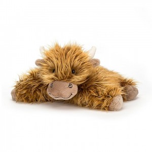 MEDIUM Jellycat Truffles Highland Cow 23 CM X 35 CM | 374826TBJ