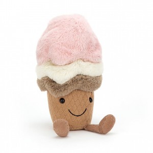 SMALL Jellycat Amuseable Ice Cream 21 CM X 10 CM | 716853YFN