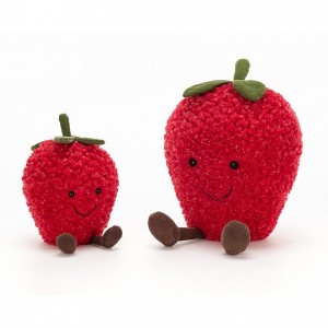 SMALL Jellycat Amuseable Strawberry 20 CM X 11 CM | 740691BCE