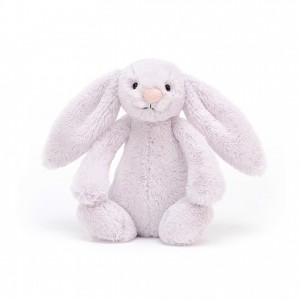 SMALL Jellycat Bashful Lavender Bunny 18 CM X 9 CM | 485967YSU