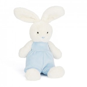 SMALL Jellycat Velvet Blue Bunny 23 CM X 9 CM | 963715ULE