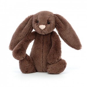 TINY Jellycat Bashful Fudge Bunny 13 CM X 6 CM | 942560YWC