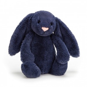 TINY Jellycat Bashful Navy Bunny 13 CM X 6 CM | 176953ZJB